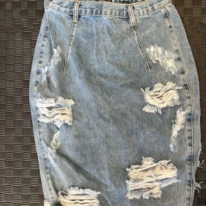One Teaspoon denim Skirt
